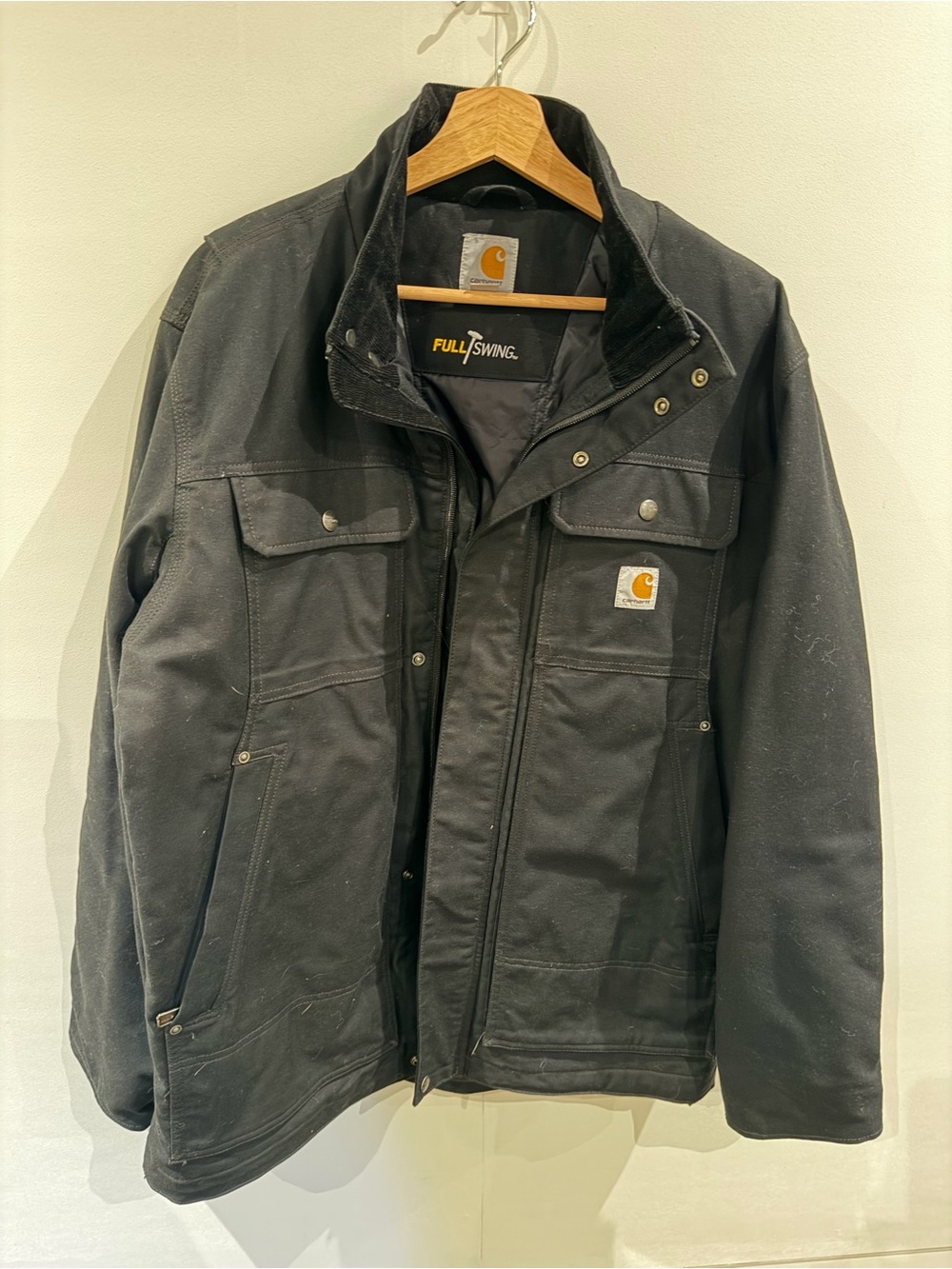 Carhartt Black Full Swing Men's Work Jacket